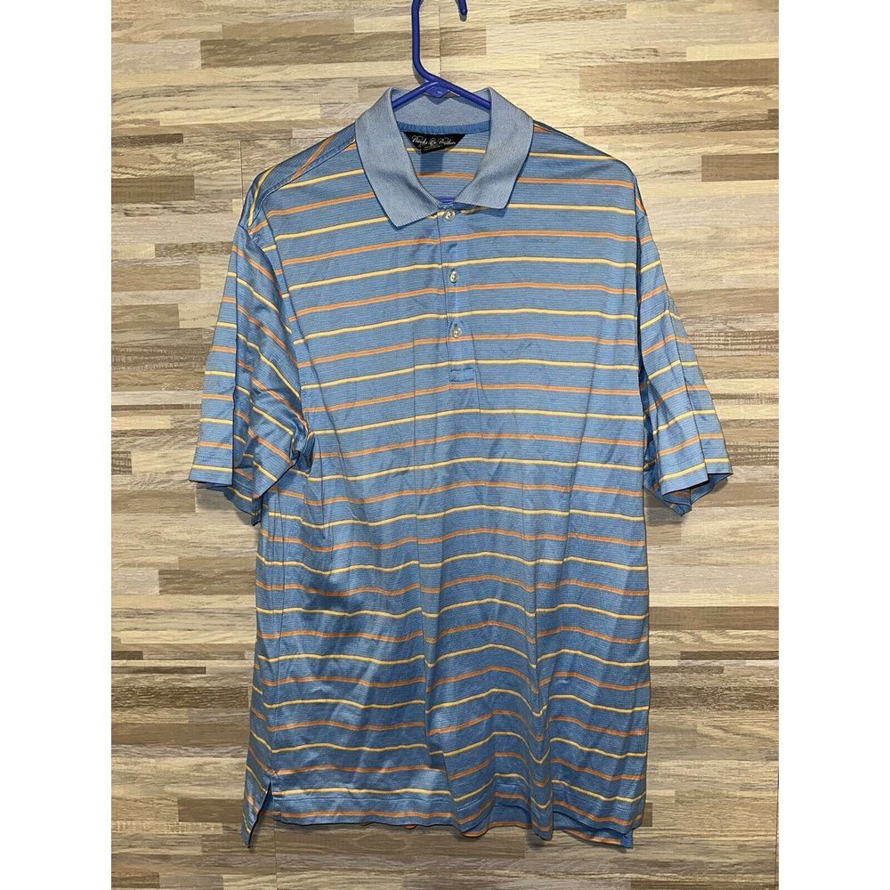 Brooks Brothers Performance Golf Polo Shirt Medium Country Club #372